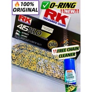 ✅100% ORIGINAL 415 RK CHAIN KLO ERO RANTAI O RING GOLD EMAS LC Y15 RS 4S 5S SPROCKET SPOKET SPOCKETR