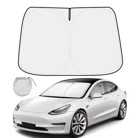 Suitable for Tesla Model 3/Y/S Car Sunshade Front Sunscreen Heat Insulation Parasol Sunshade