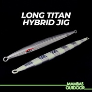 Long Titan Hybrid Jig 250g - 500g Double Function Metal Heavy Jigging Slow Fast Jig Fishing Pancing Ikan Tenggiri Killer