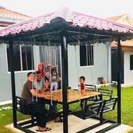 SWING GAZEBO SWING TABLE PAGOLA OUTDOOR INDOOR GARDEN
