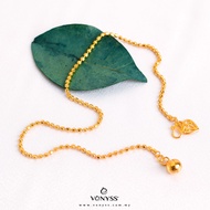 ANKLET BIJI- BIJI SILVER 925 PLATED GOLD 916