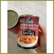 ▬ ∆ ◳ El Rancho Spaghetti Meat Sauce with Sausage 380g