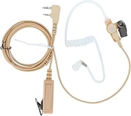 JUYODE K1 2-Pin Plug UV-5R Walkie Talkie Earpiece with Mic PTT for Baofeng UV-82 UV-82HP BF-888S BF-