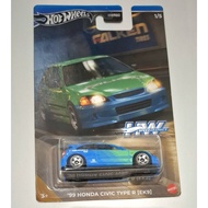 HONDA Hotwheels 99 Civic Falken EK9HONDA