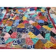BSQ - Printed Colourful Patch Batik, Wall Hanging, Mat, Coffee Table (130cm x 128cm)