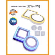 LED SURFACE MOUNT 12W+4W CEILING LIGHT 2 COLOUR LIGHT LED Ceiling Light