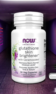 Glutathione Skin Brightener 30 Capsules by NOW FOODS