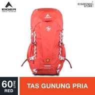 p0 Eiger Rhinos 28 Gunung Carrier 60L - Red