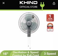 Khind WF1602SE/WF1602 Wall Fan 16 inch KIPAS DINDING 16''