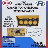 20920-25A00 GASKET TOP OVERHAUL SET HYUNDAI SONATA NF KIA RONDO OPTIMA MG 2.0 100% NEW GENUINE PARTS
