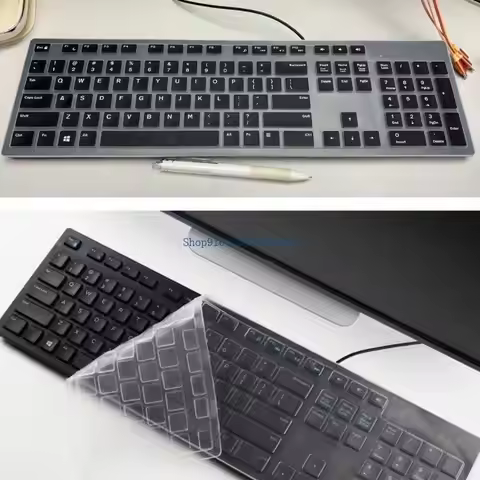Desktop Computer Keyboards Cover Skin for KB216 KM636 3277 Keyboards