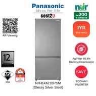 [NUR] Panasonic 422L Inverter 2-Door Bottom Freezer Refrigerator | NR-BX421BPSM (Fridge Peti Sejuk A