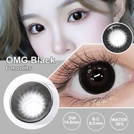 【0.00~-6.00】Magister Contact Lens Nude Brown Natural 14/14.2mm Contacts Lens 2Pcs/Box 6 Months Use O
