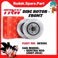 TRW - Nissan Sentra N16 Front Disc Rotor ( DF2591 ) -[SparePartGoKu]