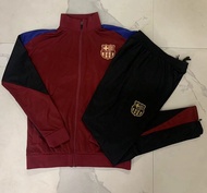 Barcelona Purplish Red Long Sleeve Training Clothes Jersey Jacket 2425 Football Costume Trousers Men