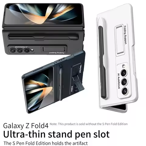protection cover for Samsung Galaxy Z Fold4 phone case ultra-thin bracket pen slot anti-drop male an