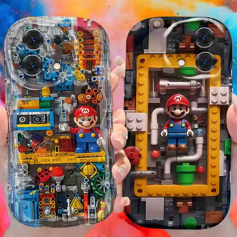 Super M-Marios Bros Wave Case for Xiaomi Redmi Note 14 13 12 11 10 Pro Plus 5G 9 14C 13C 4G 12C 10C 