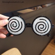 StrongAromatic  New Cosplay Glasses Vertigo Pattern Funny Decorative Glasses Anime Dizzy Eyeglasses 