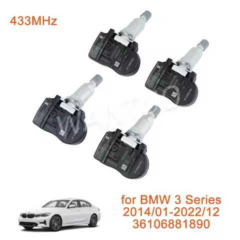 36106881890 1/4Pcs 433MHz TPMS Tire Pressure Monitoring Sensor for BMW 1 2 3 4 Series M2 M3 M4 X1 X2