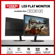 Nvision 19/20/22 inch Led Monitor | HD 900P 60Hz | FHD 1080P 75HZ | Computer Monitor Laptop Monitor