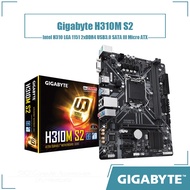 used Gigabyte H310M S2 Motherboard Intel H310 LGA 1151 2xDDR4 2666MHz USB3.0 SATA III Micro ATX