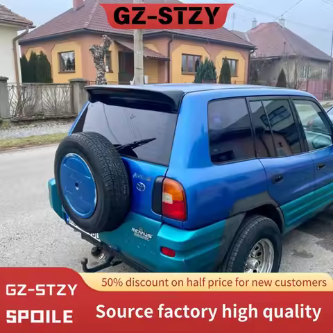 For Rav4 Spoiler 1994 1995 1996 1997 1998 Toyota Rav4 RAV-4 Spoiler WDKL ABS plastic Material Car Re
