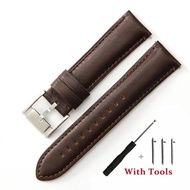 Zhangeer 22mm 24mm Quick Release Genuine Leather Watch Strap for Fossil FS5061 FS5237 ME3052 3054 Hi