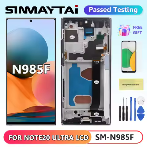 TFT Screen for Samsung Galaxy Note 20 Ultra N985F Lcd Display Digital Touch Screen with Frame for Sa