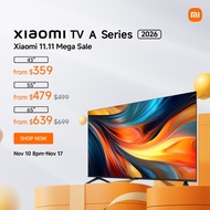 New Xiaomi TV A 2026 Series | 43/55 inches, 4K eye-care display with HDR picture quality, Dolby Audi