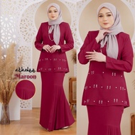 KURUNG MODEN BIANCA BY CTKDEE bf menyusu wuduk friendly plus size raya diamond dark grey white lilac