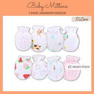 D'LARA 1 Pair Baby Mittens | Sarung Tangan Baby | Random Design