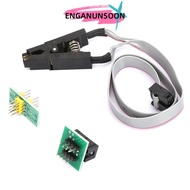 ENGANUNSOON SOIC8 SOP8 Flash Chip IC Test Clip, for BIOS/24/25/93 SOIC / SOP Pin Flash Chip IC Test 