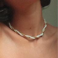 Fanmy | Ahara necklace | Women's necklace | Pearl necklace | Pearl chain necklace | Wear pearls casu