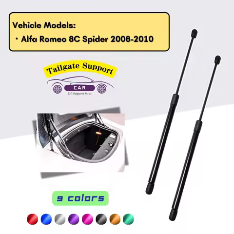 Tailgate Support For Alfa Romeo 8C Spider (920) 81725000 2008-2010 Rear Liftgate Hatch Struts Lift S
