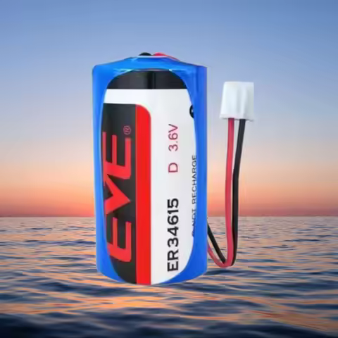 1PCS 3.6V 19000mAh ER34615 ER34615M D Size Batteries With Plug For Smoke Alarm Gas Meter Water Meter