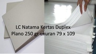 Karton Duplex(Kertas Duplex) 250 Gr  ukuran 79 x 109