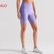 【ALO】 Aloyoa Yoga Pants Cropped Pants Womens Hip Raise High Waist Seamless Sport Shorts Fitness Cycl