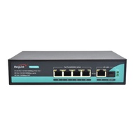Gigabit network switch poe 4 port 10/100/1000mbps poe 1 GE uplink 1 SFP vlan 250m PoE switch for cam