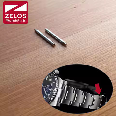 2pieces/set screwtube for Rolex RLX oyster Perpetual Sub mariner watch steel band connect buckle scr