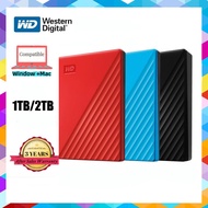 1TB/2TB USB3.0 WD HDD WD External Hard Drives Elements / My Passport USB3.0 HDD 2.5'' Portable Hard 