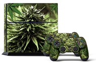 SKUNK WEED Skin Sticker for PS4 System Playstation 4 Console +2 Controller Decal