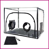 Mushroom Grow Tent Tear-Resistant with Glove Ports Mushroom Cultivation Still Air Box for Enthusiast