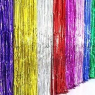 Foil Fringe Curtain 1m party props curtain