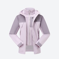 QUECHUA Junior SH500 3 in 1 fleece Purple