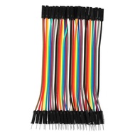 EAS-3pcs Colorful 10cm Jumper Wires Kit 40pin M To F / 40pin M To M / 40pin F To F For Breadboard