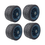 4x 7" Wheelbarrow Tire Solid Truck Trailer Lightweight Assembly Heavy Duty for