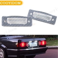 2Pcs LED License Number Plate Light For BMW 3-Series E30 5-Series E12 E28 6-Series E24 7-Series E23 
