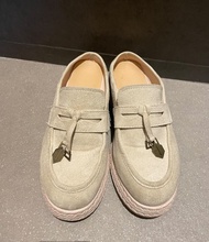 厚底草編樂福鞋 / 厚底羅馬涼鞋 size 39 全取$40