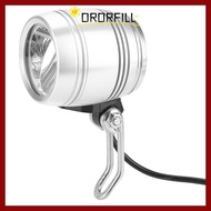 ORORFILL Headlight Horn, 2 in1 LED Headlight & Horn Aluminum Alloy E-Bike Headlight, Durable with 1.