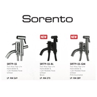 SORENTO BIDET STAINLESS STEEL 304 TWO WAYS BIDET SRT79SS/BLACK/GUNMETAL